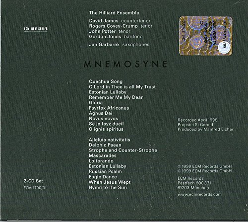 GARBAREK JAN - MNEMOSYNE CD2 - Slika 2