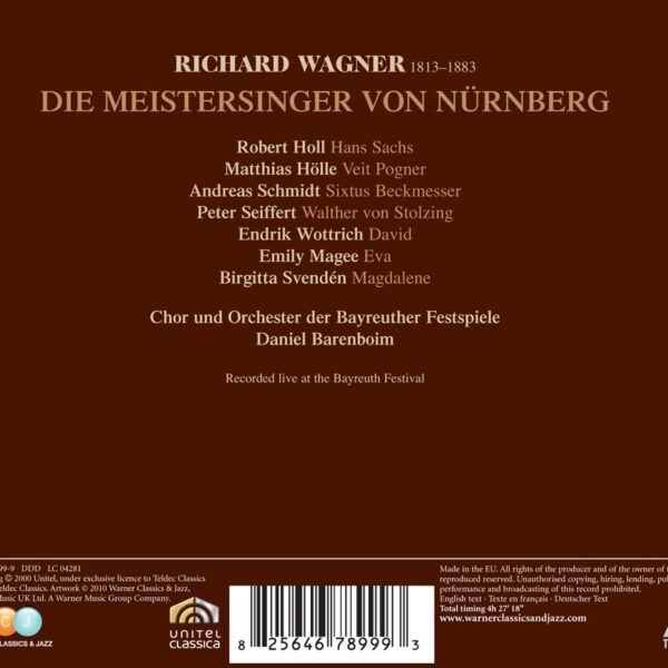 WAGNER/BARENBOIM – MEISTERSINGER VON NURNBERG CD4