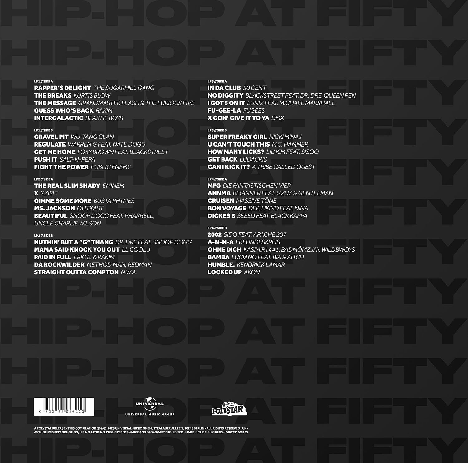 V.A. - HIP-HOP AT FIFTY LP4 - Slika 2
