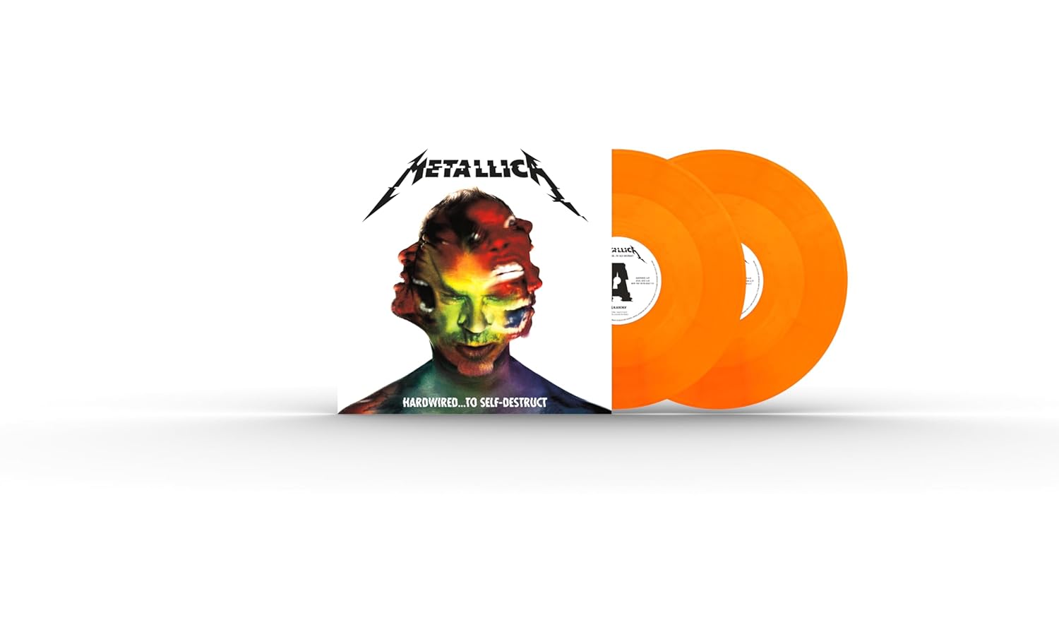 METALLICA - HARDWIRE ...TO SELF DESTRUCT ltd flame orange vinyl LP2