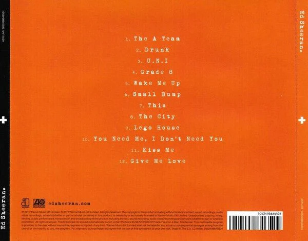 SHEERAN ED - + CD - Slika 2