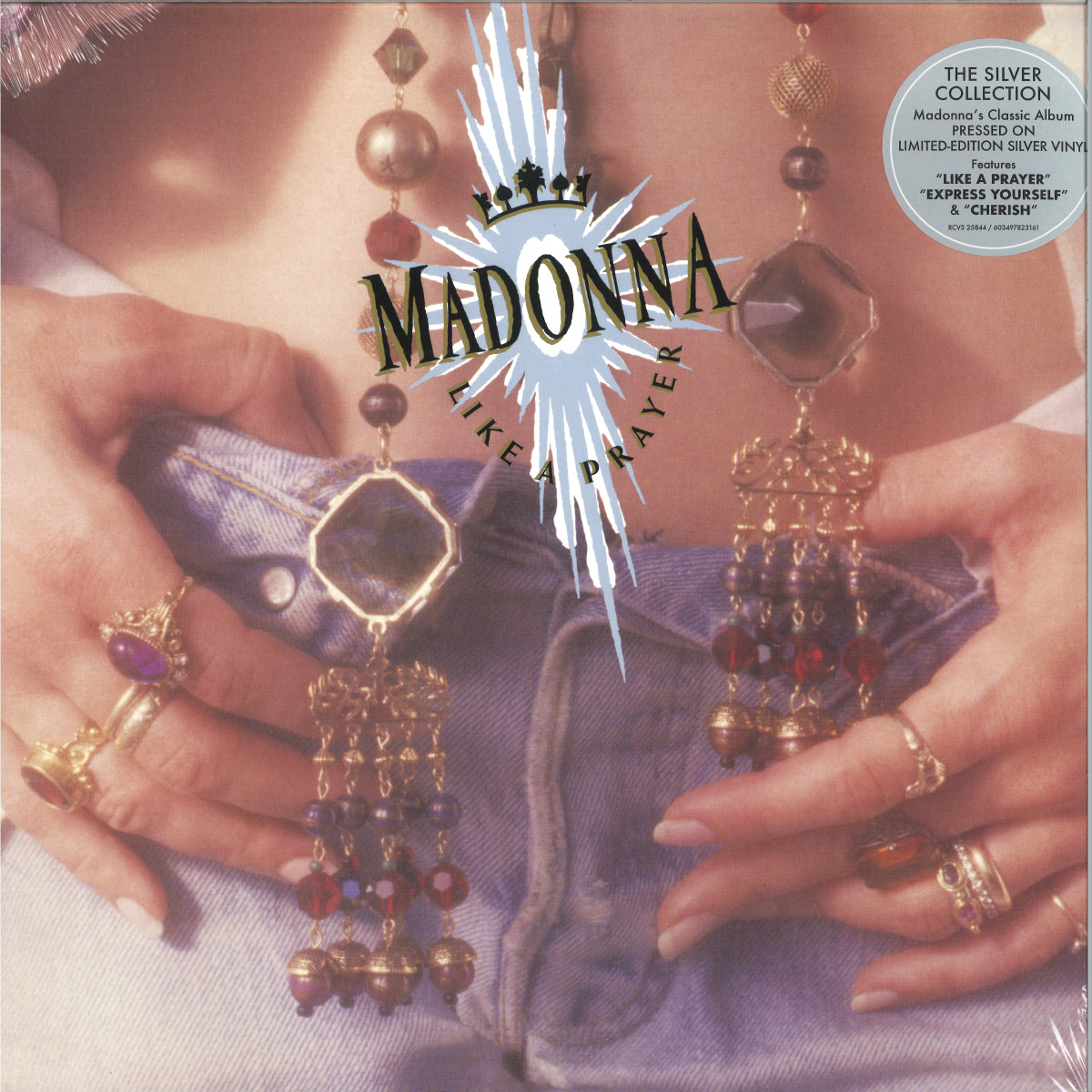 MADONNA - LIKE A PRAYER ltd silver vinyl LP - Slika 3
