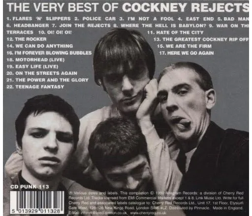 COCKNEY REJECTS - VERY BEST OF CD - Slika 2