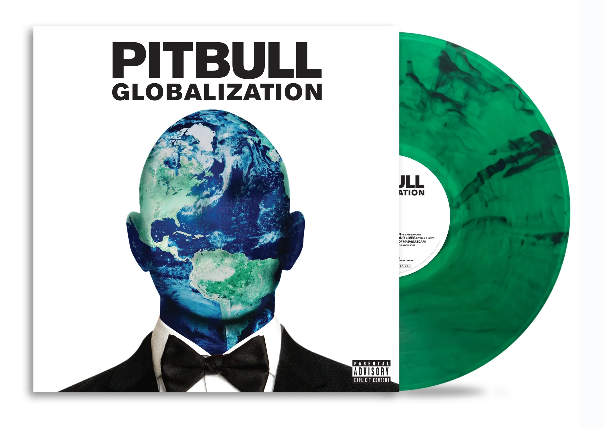 PITBULL - GLOBALISATION translucent green vinyl LP