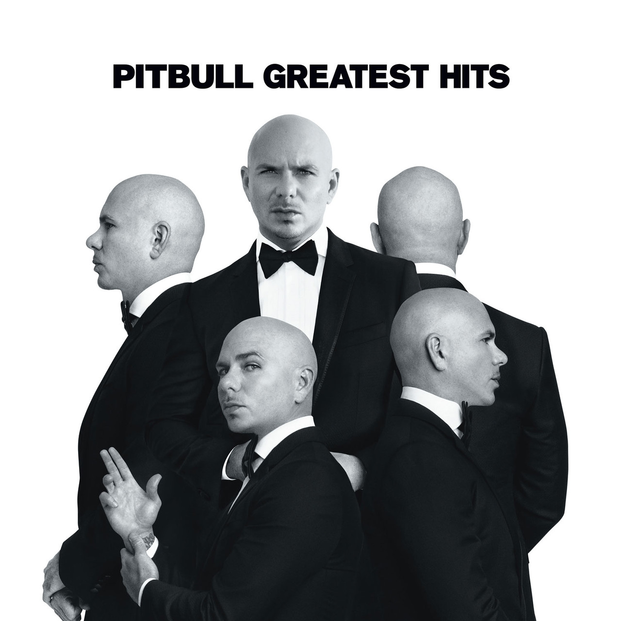 PITBULL - GREATEST HITS silver & black vinyl LP - Slika 2