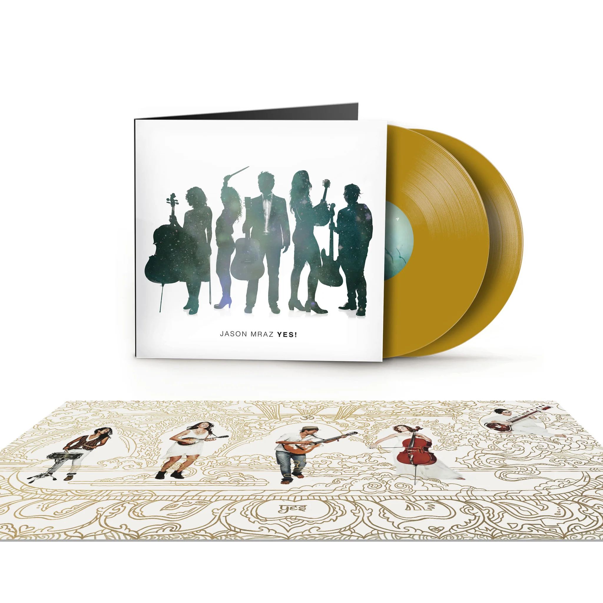 MRAZ JASON - YES! 10th anniversary gold vinyl LP2