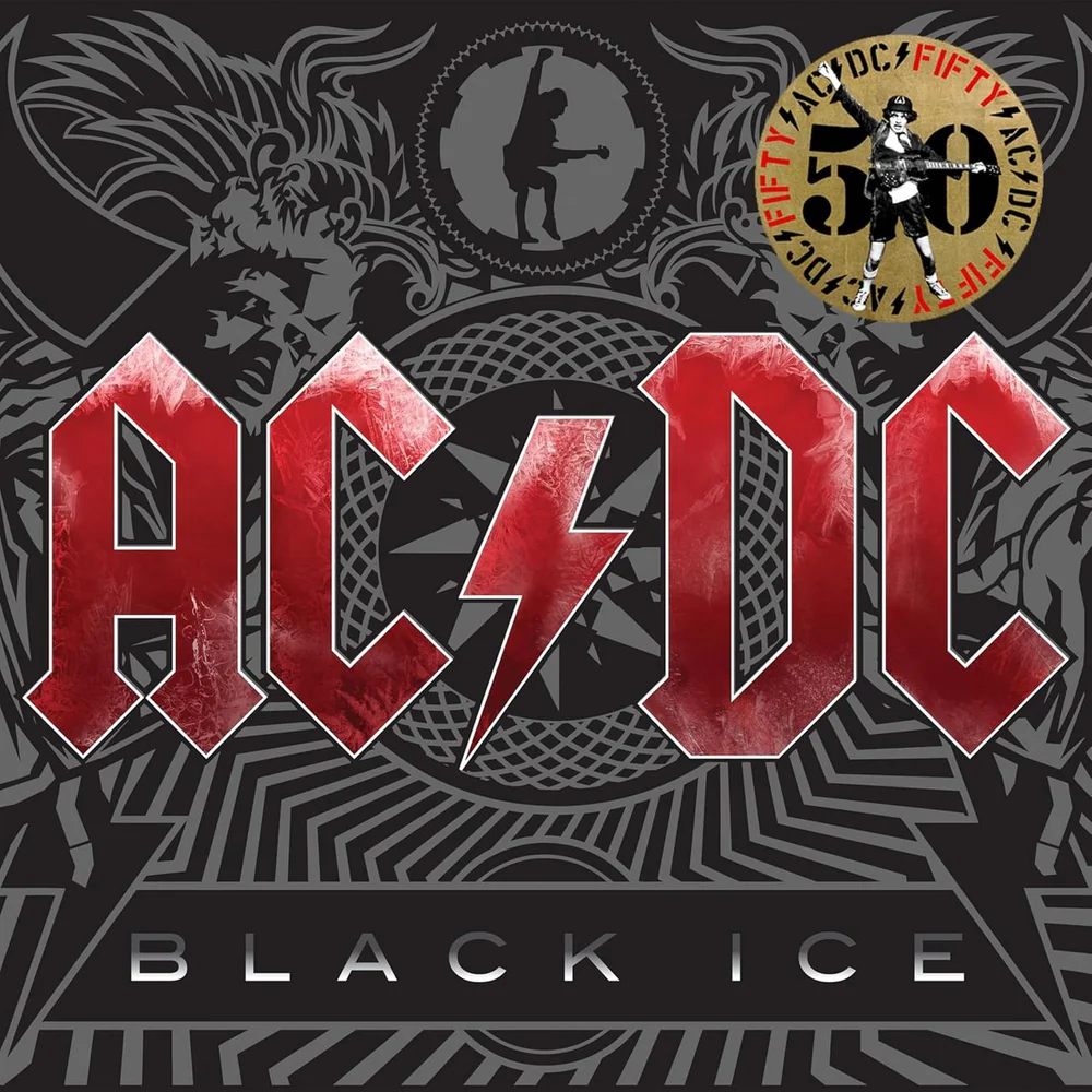 AC/DC - BLACK ICE 50th annyversary gold colored vinyl LP2 - Slika 2