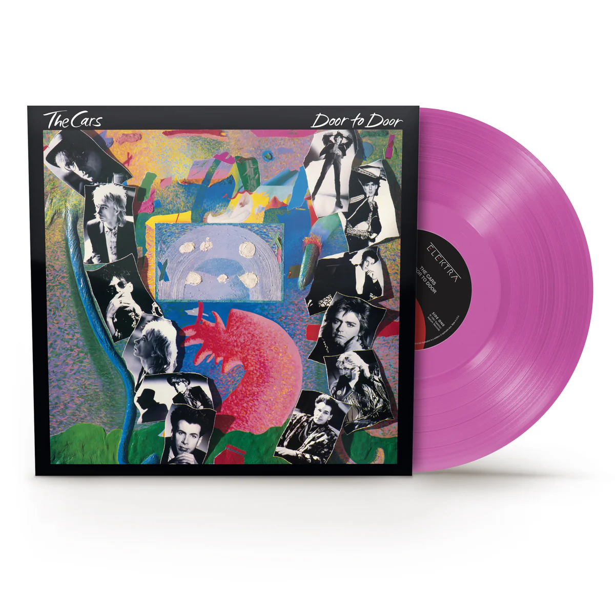 CARS - DOOR TO DOOR grape vinyl LP
