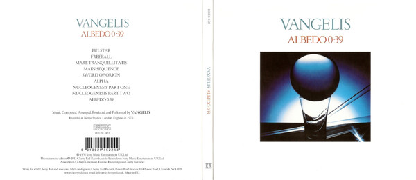 VANGELIS – ALBEDO 0.39 CD