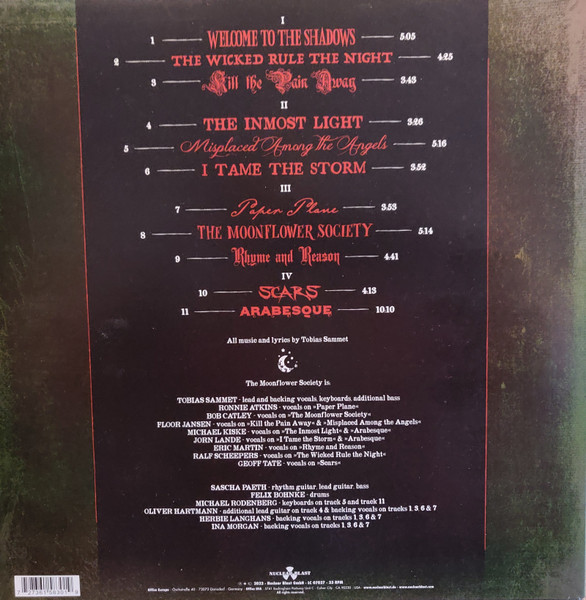 AVANTASIA – A PARANORMAL EVENING moonstone vinyl LP2