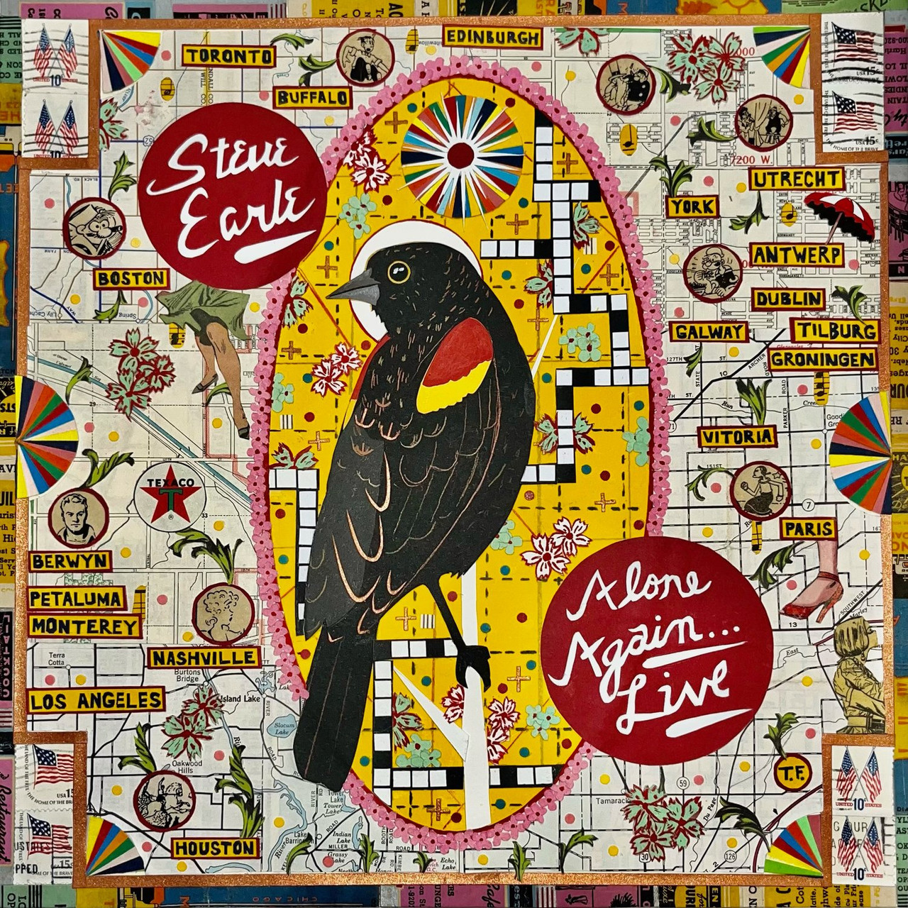 EARL STEVE - ALONE AGAIN LIVE LP