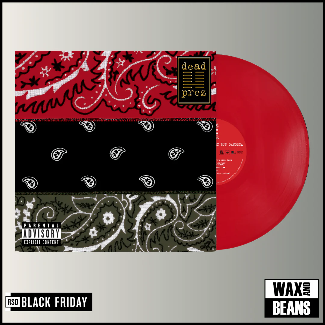 DEAD PREZ - REVOLUTIONARY BUT GANGSTA RSD black friday 2024red vinyl LP