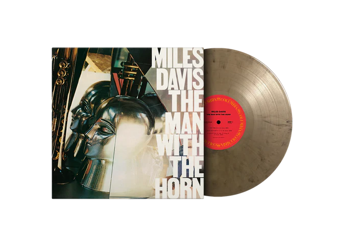 DAVIS MILES - MAN WITH THE HORN gold and black marbled vinyl LP