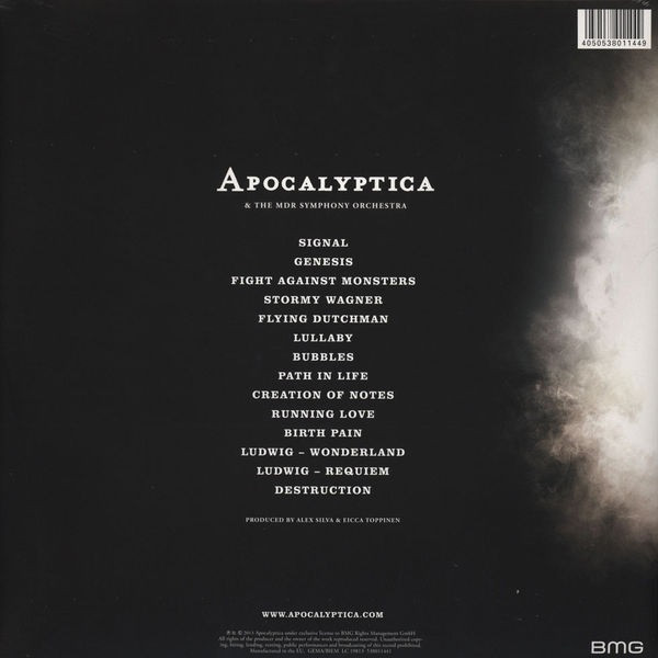 APOCALYPTICA & MDR SYMPHONY ORCHESTRA – WAGNER RELOADED: LIVE IN LEIPZIG LP2