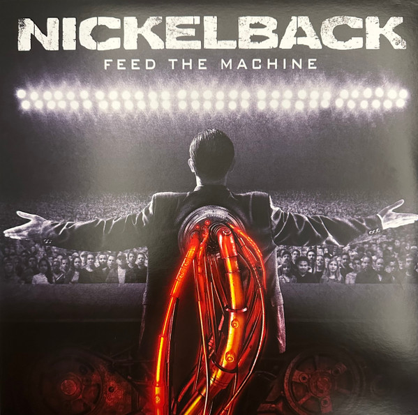 NICKELBACK – FEED THE MACHINE ltd red & black marble vinyl LP