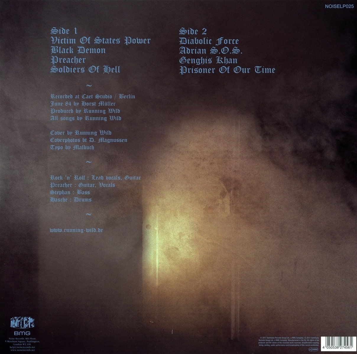 RUNNING WILD -GATES TO PURGATORY LP - Slika 2
