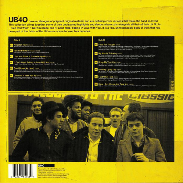 UB 40 – RED RED WINE COLLECTION LP