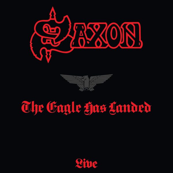 SAXON – EAGLE HAS LANDED LIVE ltd splatter vinyl LP