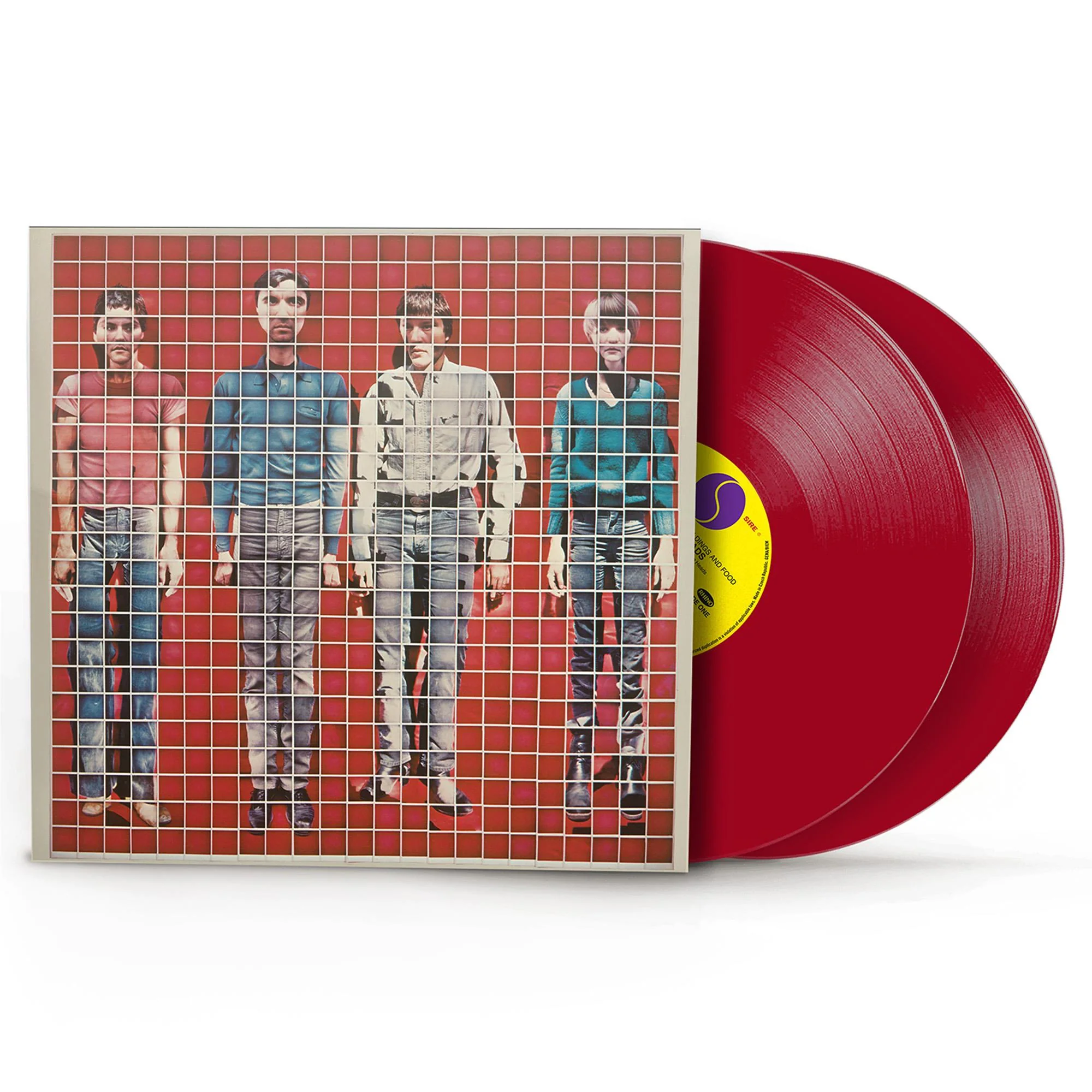 TALKING HEADS - MORE SONSG ABOUT BUILDINGS transparent red vinyl LP2