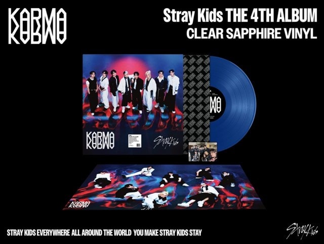 STRAY KIDS - KARMA clear sapphire vinyl LP