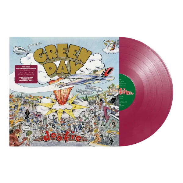 GREEN DAY – DOOKIE raspberry vinyl LP