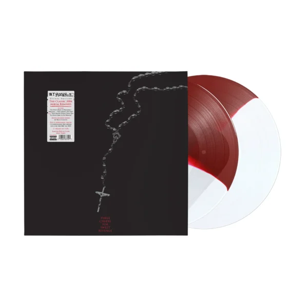 MY CHEMICAL ROMANCE – THREE CHEERS FOR SWEET REVENGE 2024 red & clear vinyl LP2