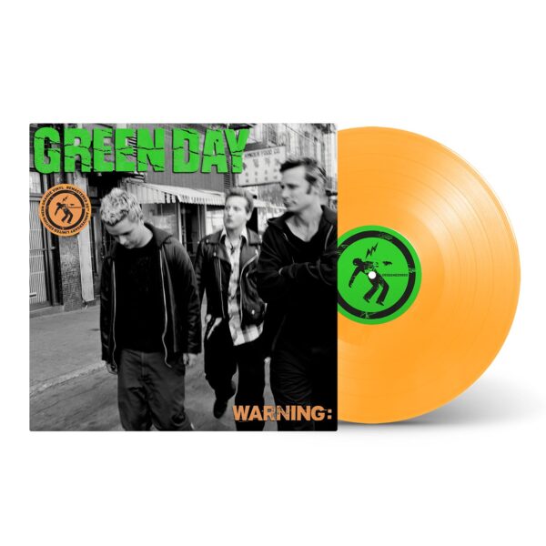 GREEN DAY – WARNING 25th anniversary orange vinyl LP