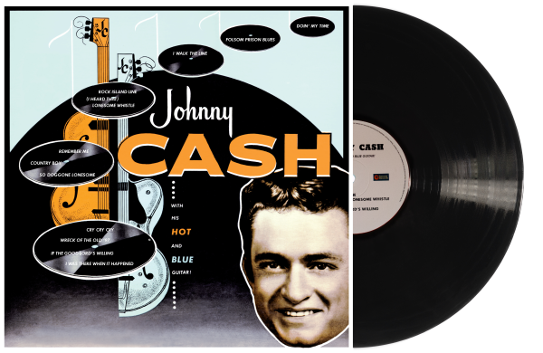 CASH JOHNNY – WITH HIS HOT AND BLUE GUITAR LP