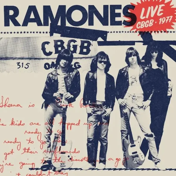 RAMONES – LIVE AT CBGB, 1977 RSD BF 2025 translucent red vinyl LP