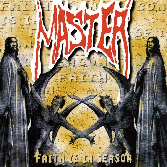 MASTER - FAITH IS IN SEASON red black splatter vinyl LP