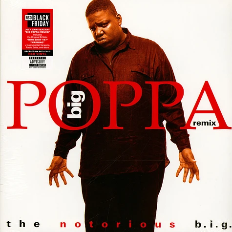 NOTORIOUS B.I.G. - BIG POPPA (Remix) RSD BF 2025 red vinyl LP
