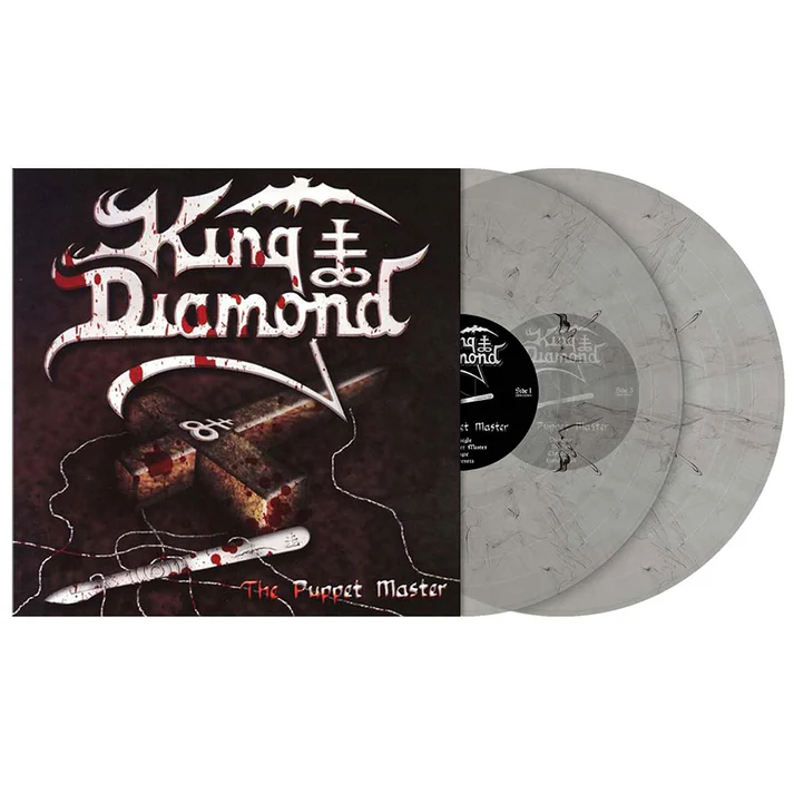 KING DIAMOND - PUPPET MASTER crystal clear with black smoke vinyl LP2