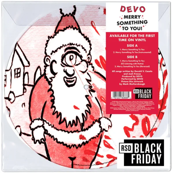 DEVO – MERRY SOMETHING TO YOU RSD BF 2025 picture disc 12″ Single LP