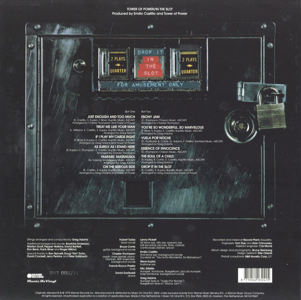 TOWER OF POWER – IN THE SLOT yellow LP