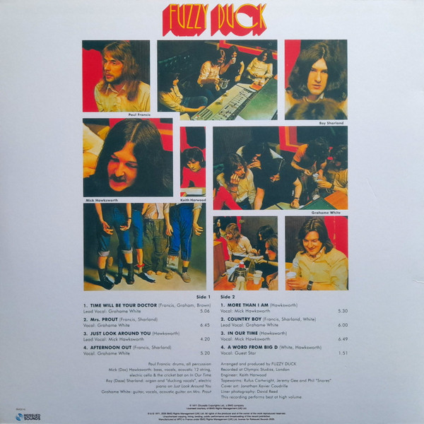 FUZZY DUCK - FUZZY DUCK clear vinyl LP - Slika 3
