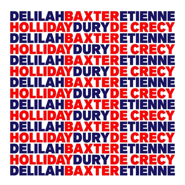 DELILAH HOLLIDAY/BAXTER DURY/ETIENNE DE CRECY – B.E.D. red vinyl LP