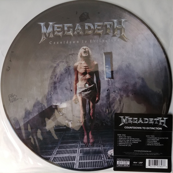 MEGADETH – COUNTDOWN TO EXCINCTION picture disc LP