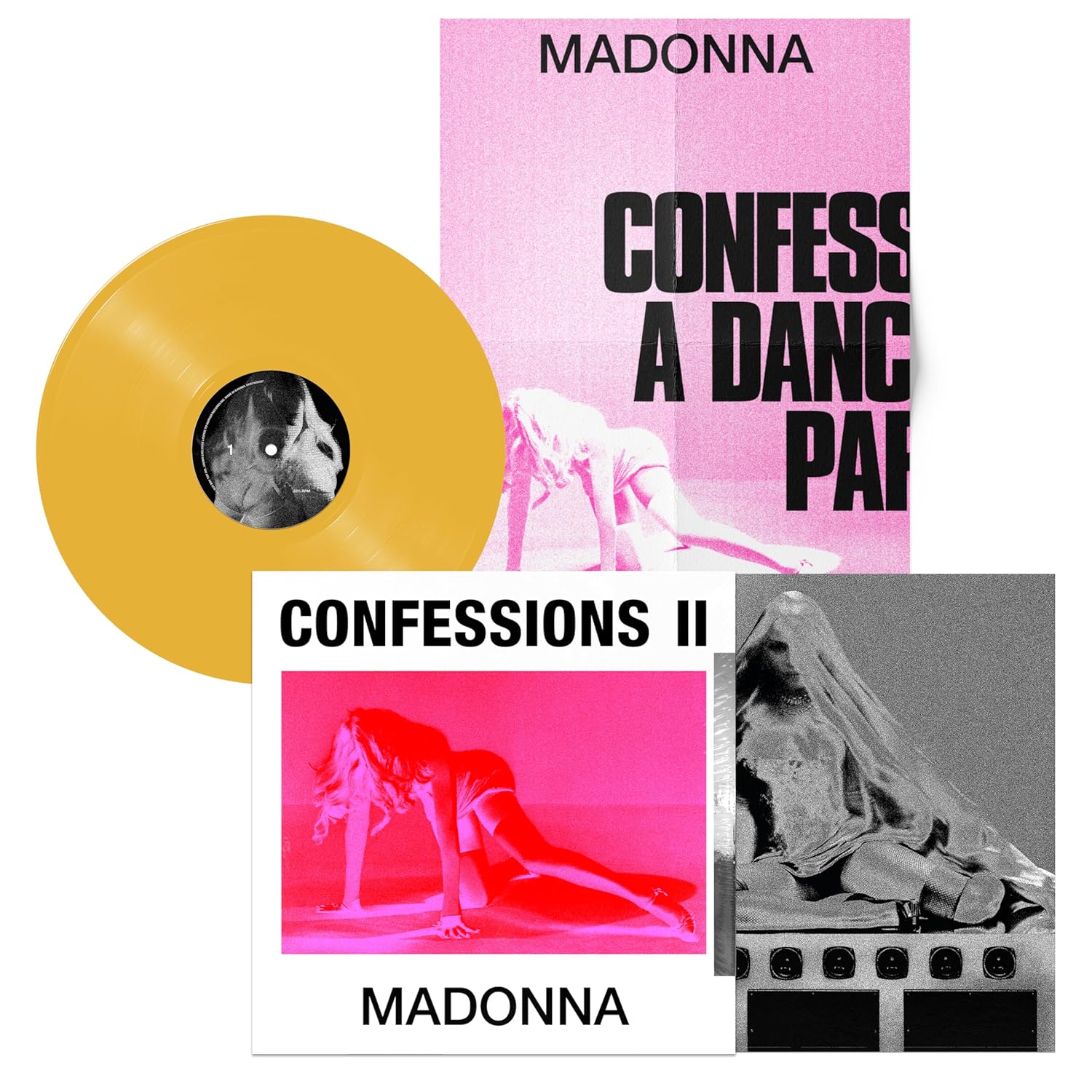 Madonna - Confessions II (Canary Yellow Vinyl LP - Amazon exclusive)