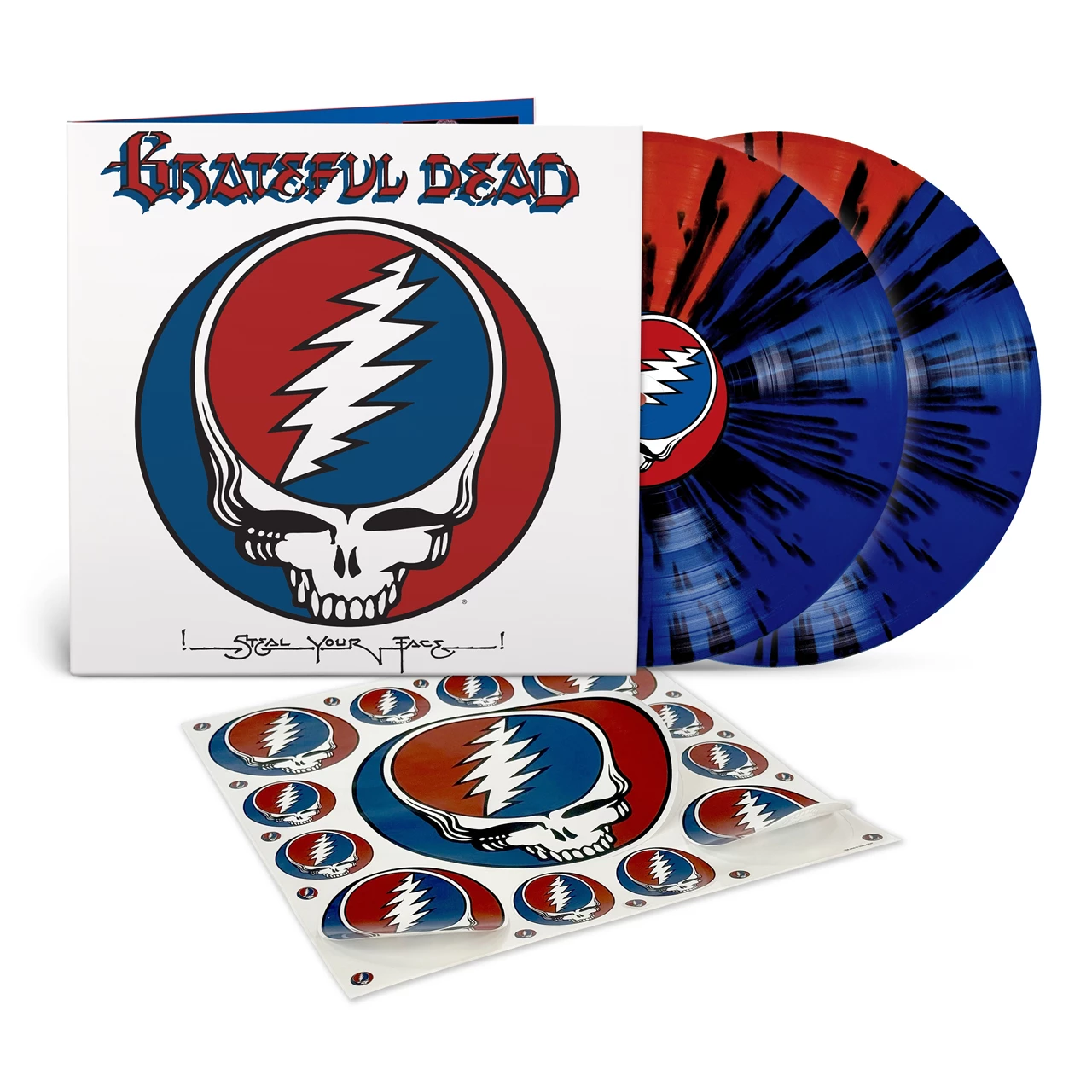 GRATEFUL DEAD - STEAL YOUR FACE 50 anniversary ltd blue vinyl LP2