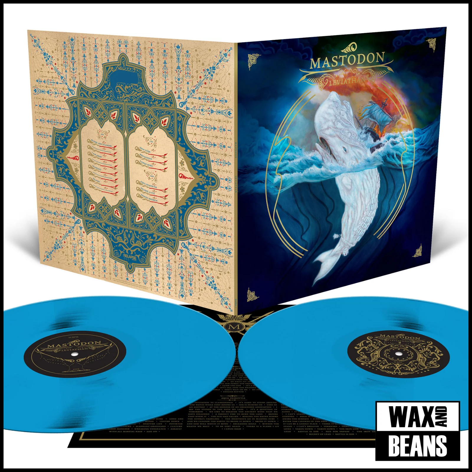 MASTODON - LEVIATHAN skx blue vinyl LP2