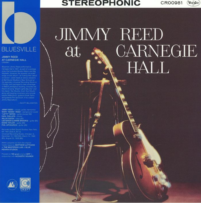 REED JIMMY - AT CARNEGIE HALL LP