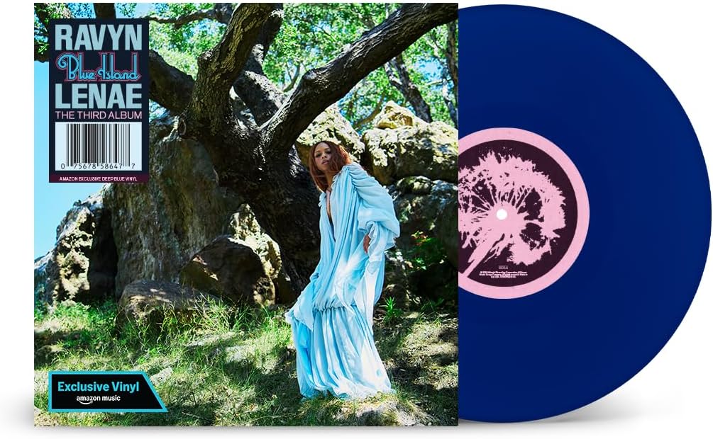 LEANE RAVYN - BLUE ISLAND deep blue vinyl LP