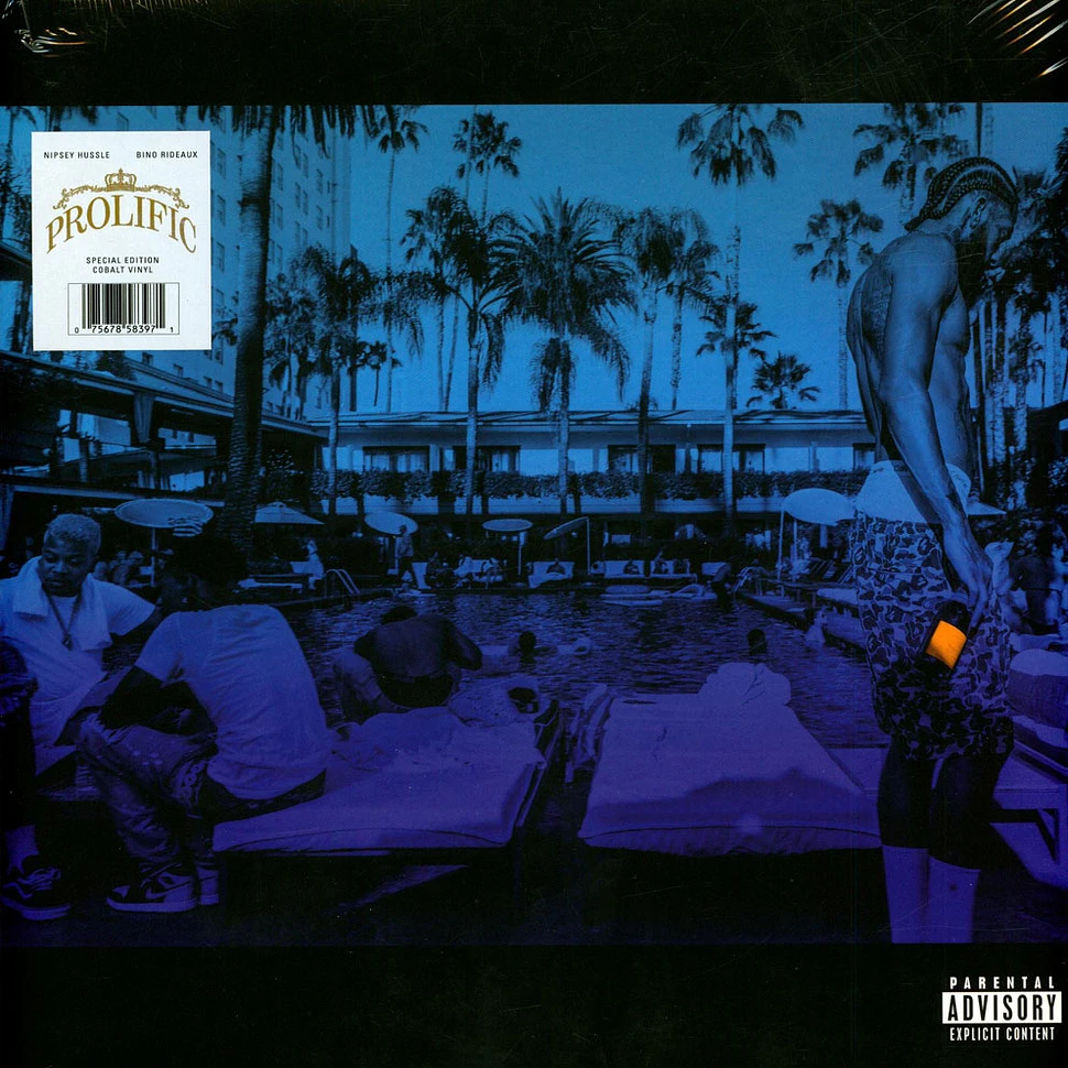 HUSSLE NIPSEY & RIDEAUX BINO - PROLIFIC special edition cobalt vinyl LP