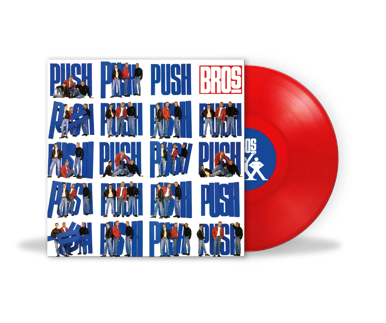 BROS - PUSH red transparent vinyl LP