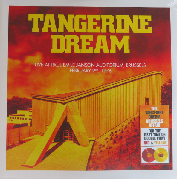TANGERINE DREAM – BRUSSELS 1976 red & yellow vinyl LP2