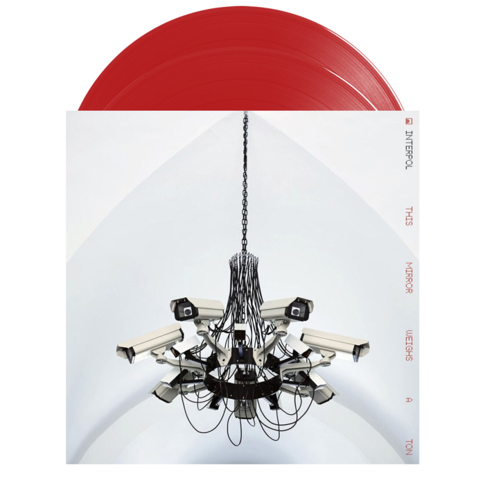 INTERPOL - THIS MIRROR WEIGHS A TON translucent red vinyl LP